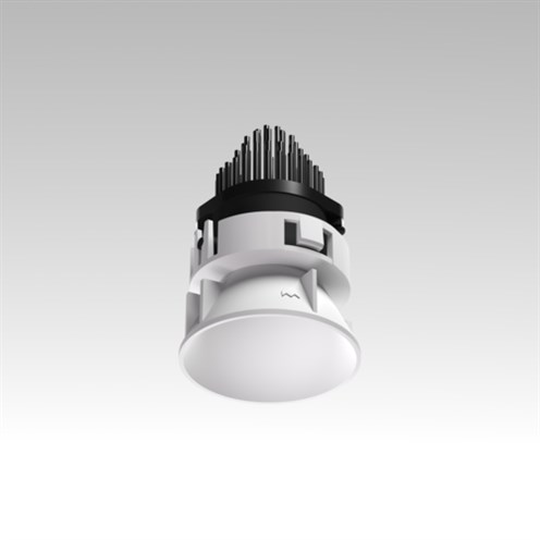 Modular+Tetrix Oblique 62 LED 5W/7.2W 472lm/635lm 3000K CRI>90 25°, IP55, süvisvalgusti, matt valge
