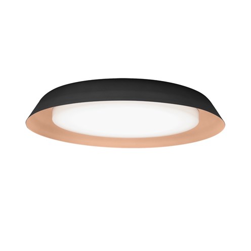 Wever & Ducré+TOWNA 3.0 LED 32W 3050lm 2700K CRI>90, hämardatav phase-cut, IP44, laevalgusti, matt must/vask