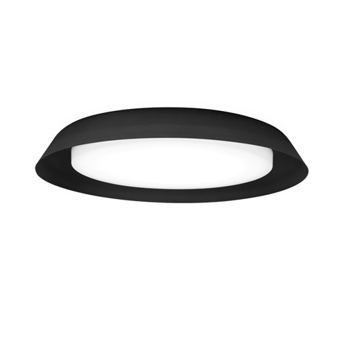 Wever & Ducré+TOWNA 3.0 LED 32W 3050lm 2700K CRI>90, hämardatav phase-cut, IP44, laevalgusti, matt must