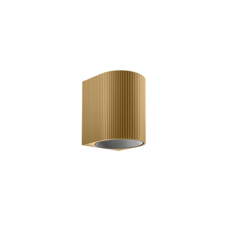 Wever & Ducré+TRACE WALL 1.0 LED 8W 560lm 2700K CRI>90, hämardatav phase-cut, seinavalgusti, champagne/matt must
