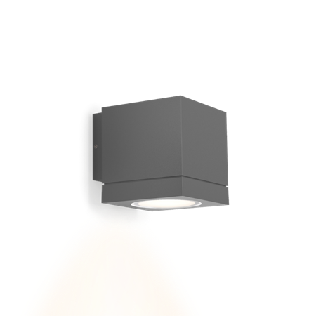 Wever & Ducré+TUBE CARRÉ WALL 1.0 LED 12W 630lm 3000K CRI>90 36°, IP65, hämardatav phase-cut, seinavalgusti, hall
