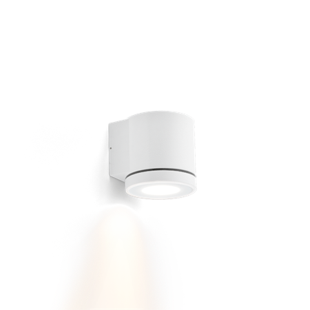 Wever & Ducré+TUBE WALL 1.0 LED 12W 630lm 3000K CRI>90 36°, IP65, hämardatav phase-cut, seinavalgusti, matt valge
