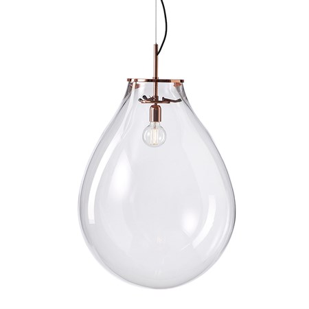 Bomma+Tim Pendant Large max. 13W E27 (komplektis G95 6W 540lm 2700K CRI>90), rippvalgusti, klaar, harjatud vask