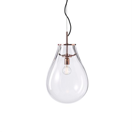 Bomma+Tim Pendant Small max. 13W E27 (komplektis G80 6W 510lm 2700K CRI>90), rippvalgusti, klaar, harjatud vask