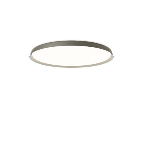 Vibia+Bigger Ceiling Flat LED 98W 12827lm 2700K CRI>90, hämardatav Push/1-10V/DALI, laevalgusti, rohekashall