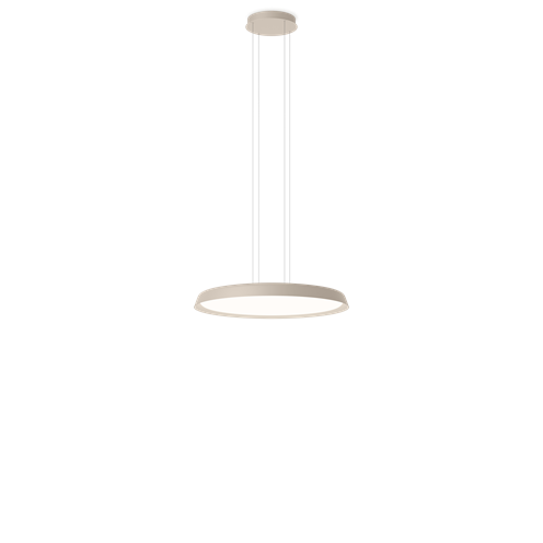 Vibia+Bigger Hanging Flat LED 52,8W 6547lm 2700K CRI>90, hämardatav Push/1-10V/DALI, rippvalgusti, siidhall