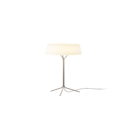 Vibia+Lily LED 16,7W 2170lm 2700K CRI>90, hämardatav Push Dim, lauavalgusti, alumiiniumvärvi, opaalklaas