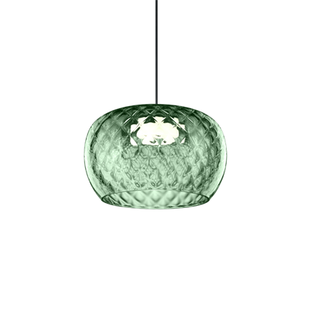 Wever & Ducré+WETRO 3.0 LED 12W 530lm 1800K-2850K CRI>90, hämardatav phase-cut, rippvalgusti, green diamond