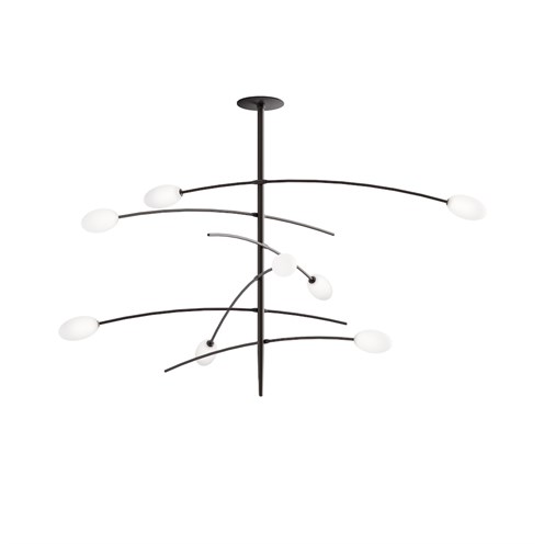Panzeri+Roris LED 24W G9 1272lm 2700K, süvisvalgusti, matt must