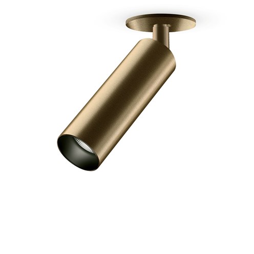 Panzeri+Lola LED 18W 1995lm 3000K 24°, hämardatav Push/DALI, süvisvalgusti, pronks