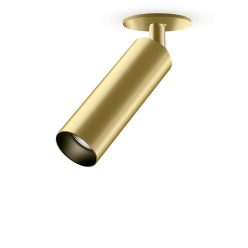 Panzeri+Lola LED 18W 1995lm 3000K 24°, hämardatav Push/DALI, süvisvalgusti, matt messing