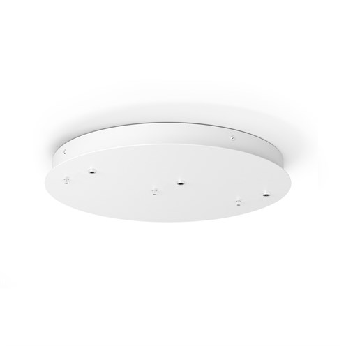 Panzeri+Zero Round Vertical laerosett riputi kinnituse ja liiteseadmega 3-le valgustile, Push/DALI, valge