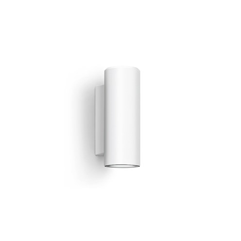 Lombardo+Ago Applique LED 5W 497lm 3000K 40°, hämardatav phase-cut, IP66, välisvalgusti, valge