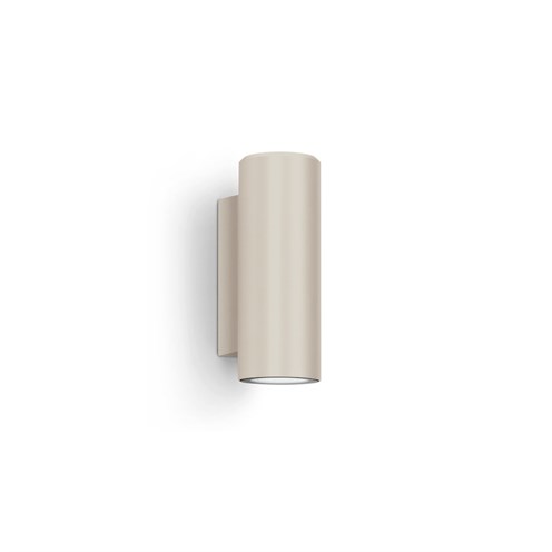 Lombardo+Ago Applique LED 5W 497lm 3000K 40°, hämardatav phase-cut, IP66, välisvalgusti, liivatooni