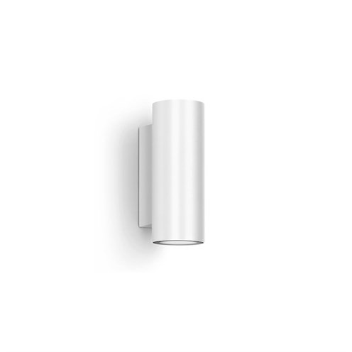 Lombardo+Ago Applique U&D LED 10W 996lm 3000K 40°, hämardatav phase-cut, IP66, välisvalgusti, valge