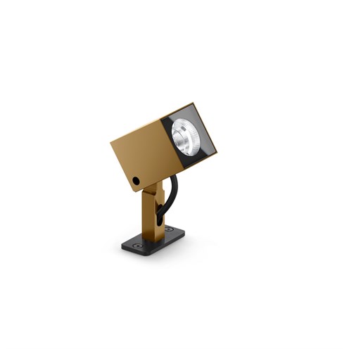 Lombardo+Ago Q Garden LED 6W 568lm 3000K 40°, hämardatav phase-cut, IP66, välisvalgusti, anodeeritud pruun