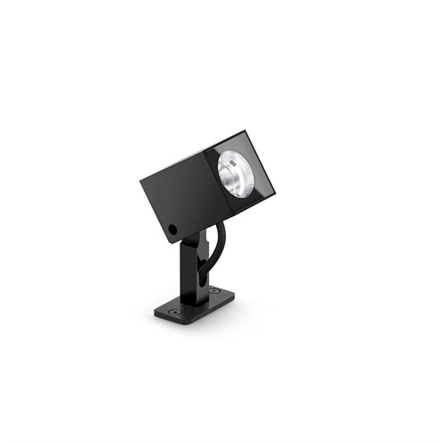 Lombardo+Ago Q Garden LED 6W 568lm 3000K 40°, hämardatav phase-cut, IP66, välisvalgusti, anodeeritud must