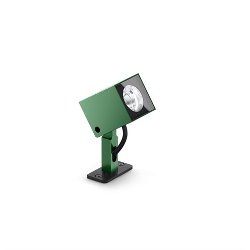 Lombardo+Ago Q Garden LED 6W 568lm 3000K 40°, hämardatav phase-cut, IP66, välisvalgusti, anodeeritud roheline