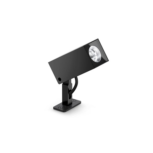Lombardo+Ago Q Garden Power LED 10W 933lm 3000K 40°, hämardatav phase-cut, IP66, välisvalgusti, anodeeritud must