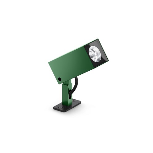 Lombardo+Ago Q Garden Power LED 10W 933lm 3000K 40°, hämardatav phase-cut, IP66, välisvalgusti, anodeeritud roheline