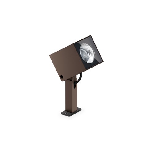 Lombardo+Ago Q Plus Garden LED 20W 1560lm 3000K 40°, hämardatav phase-cut, IP66, välisvalgusti, pronks