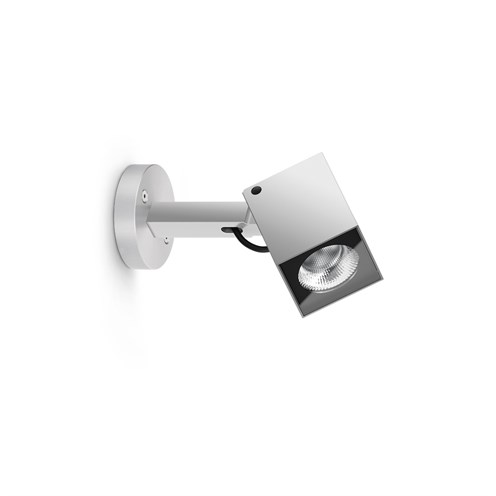 Lombardo+Ago Q Plus Wall LED 20W 1560lm 3000K 40°, hämardatav phase-cut, IP66, välisvalgusti, anodeeritud hall