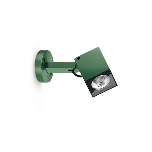 Lombardo+Ago Q Plus Wall LED 20W 1560lm 3000K 40°, hämardatav phase-cut, IP66, välisvalgusti, anodeeritud roheline