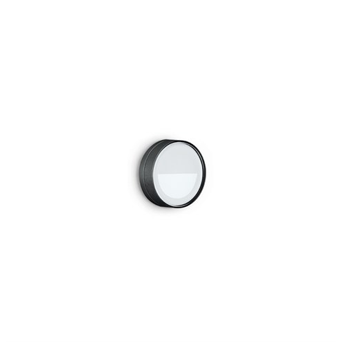 Lombardo+Ago Top Asimmetrico LED 2W 25lm 3000K, IP66, välisvalgusti, anodeeritud must, liiteseadmeta