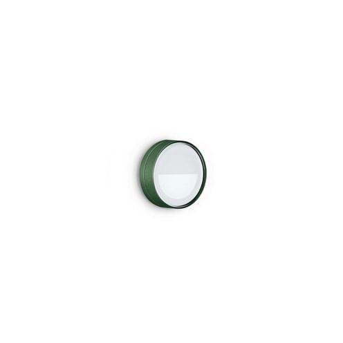 Lombardo+Ago Top Asimmetrico LED 2W 25lm 3000K, IP66, välisvalgusti, anodeeritud roheline, liiteseadmeta