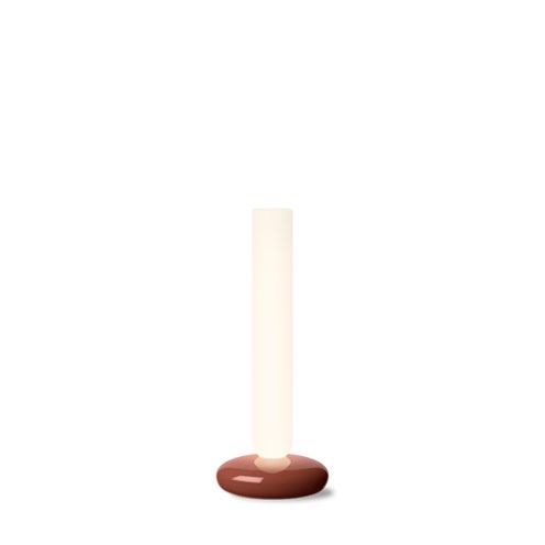 Vibia+Alba LED 2,1W 96lm 2700K CRI>90, hämardatav Push dim, laetav lauavalgusti (12h, tööaeg kuni 60h), terra dark (NCS S 5040-Y70R)
