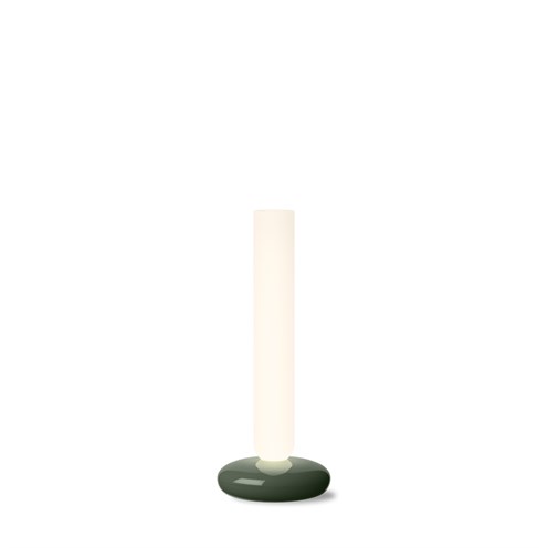 Vibia+Alba LED 2,1W 96lm 2700K CRI>90, hämardatav Push dim, laetav lauavalgusti (12h, tööaeg kuni 60h), tumeroheline (NCS S 7010-G30Y)