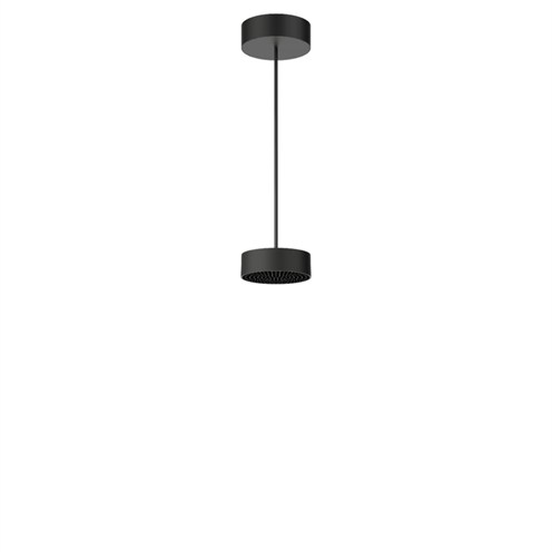 Wästberg+ALTO SUSPENDED W164S1 LED 96W 11400lm 2700K CRI>90, hämardatav Push/DALI, üles valgusega rippvalgusti, must, riputi 2,5m