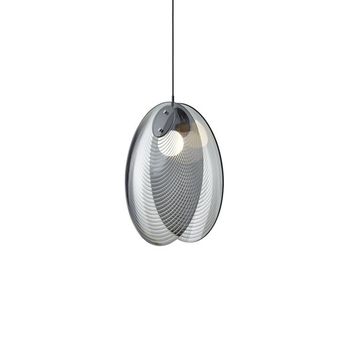 Bomma+Ama Pendant Opened LED 12,6W 2450lm 2700K CRI>90, hämardatav DALI, rippvalgusti, suitsune