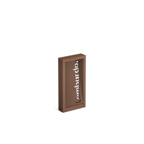 Lombardo+Arke Full 400 Code LED 6,5W 350lm 2700K CRI>90, hämardatav phase-cut, IP66, välisvalgusti, corten