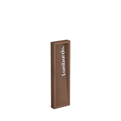 Lombardo+Arke Full 700 Code LED 6,5W 350lm 2700K CRI>90, hämardatav phase-cut, IP66, välisvalgusti, corten