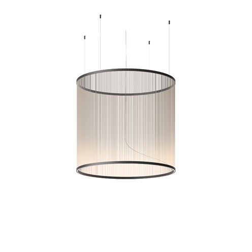 Vibia+Array Ø124x113 LED 76W 9196lm 2700K CRI>90, hämardatav Push/DALI, rippvalgusti, beež (NCS S 2005-Y50R)