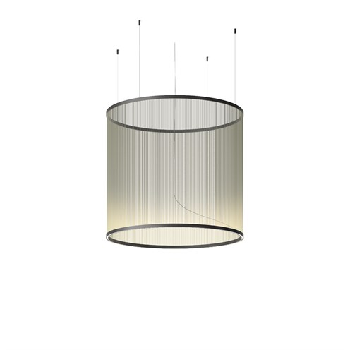 Vibia+Array Ø124x113 LED 76W 9196lm 2700K CRI>90, hämardatav Push/DALI, rippvalgusti, roheline (NCS S 4005-G80Y)