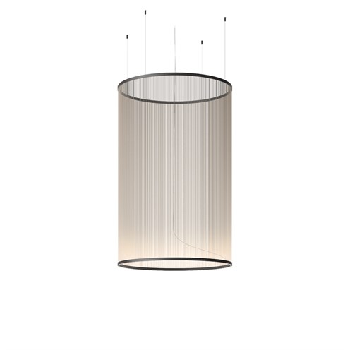 Vibia+Array Ø124x193 LED 76W 9196lm 2700K CRI>90, hämardatav Push/DALI, rippvalgusti, beež (NCS S 2005-Y50R)