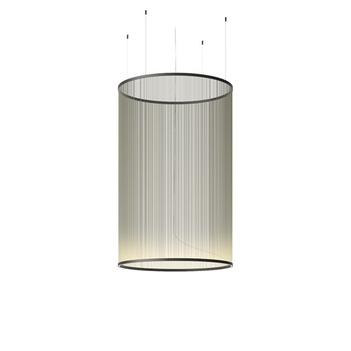 Vibia+Array Ø124x193 LED 76W 9196lm 2700K CRI>90, hämardatav Push/DALI, rippvalgusti, roheline (NCS S 4005-G80Y)