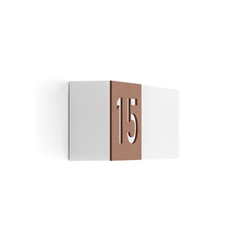 Lombardo+Art 100 Code LED 10W 484lm 3000K, IP66, välisvalgusti, corten