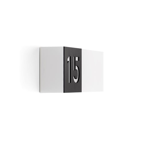 Lombardo+Art 100 Code LED 10W 484lm 3000K 240V IP66 välisvalgusti, antratsiit
