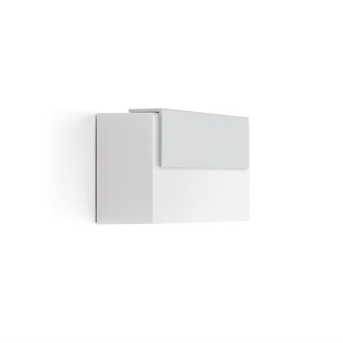 Lombardo+Art 100 Top LED 10W 484lm 3000K, IP66, välisvalgusti, alumiiniumvärvi