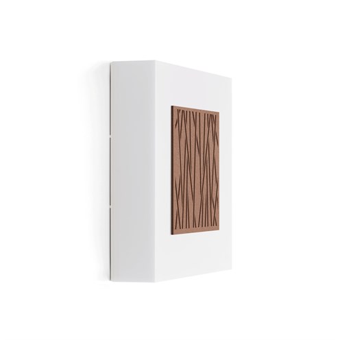 Lombardo+Art 250 Bamboo LED 17W 1296lm 3000K, IP66, välisvalgusti, corten