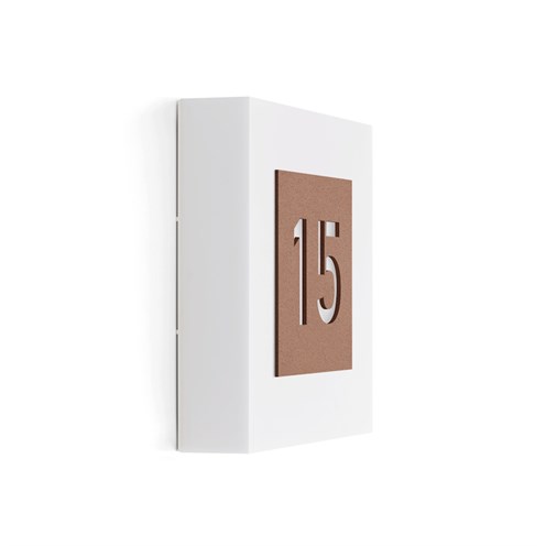 Lombardo+Art 250 Code LED 17W 2040lm 3000K, IP66, välisvalgusti, corten