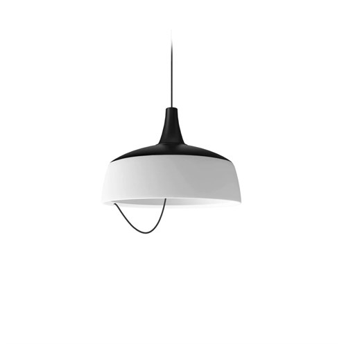 Robin+Barna Grand LED 24W 1440lm 3000K CRI>90, rippvalgusti, matt must/matt valge