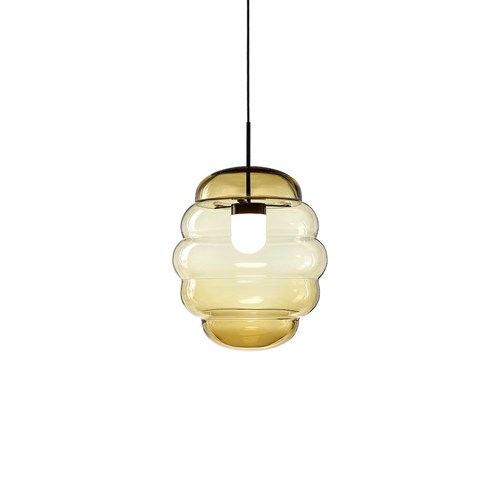 Bomma+blimp LED 24,5W 2450lm 2700K CRI>90, hämardatav DALI, rippvalgusti, merevaigukollane