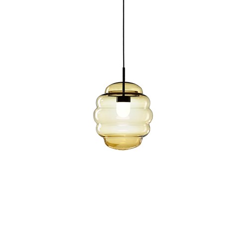 Bomma+blimp small LED 12,6W 2450lm 2700K CRI>90, hämardatav DALI, rippvalgusti, merevaigukollane