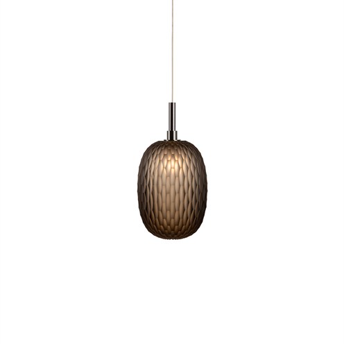 Bomma+Metamorphosis Single Pendant Large max. 1,2W G4 (komplektis 1,2W 100lm 2700K CRI>90), rippvalgusti, suitsune pruun, antratsiit