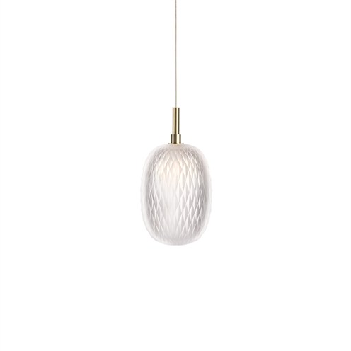 Bomma+Metamorphosis Single Pendant Large max. 1,2W G4 (komplektis 1,2W 100lm 2700K CRI>90), rippvalgusti, klaar, harjatud kuld