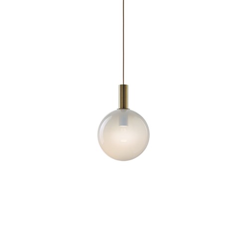 Bomma+Divina Pendant max. 8W GU10 (komplektis 4W 624lm 2700K CRI>90), rippvalgusti, valge, harjatud kuldne